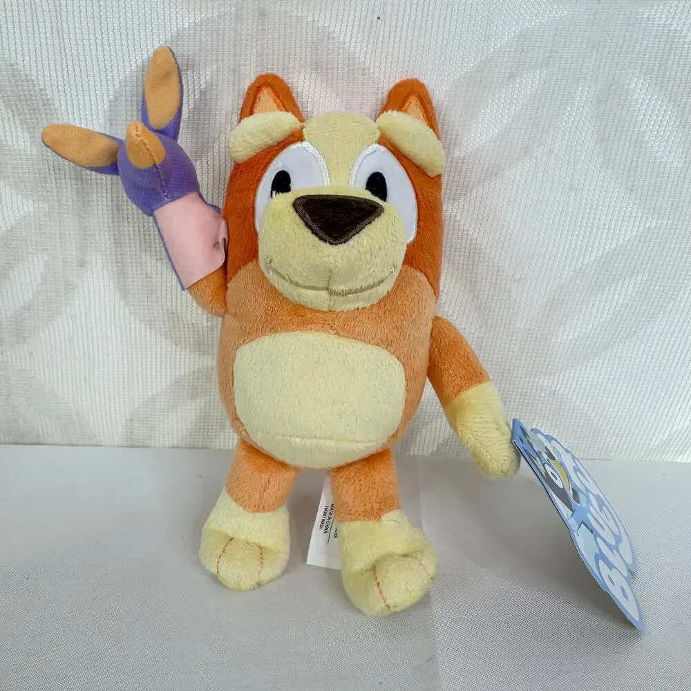 5 for $25|‎ Bluey Friends Bingo w/ Puppet Plush Dog 7” Stuffed Animal NWT